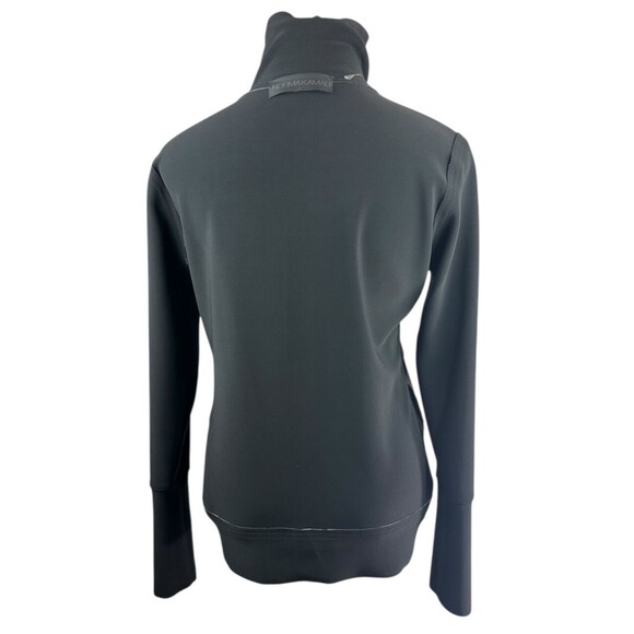 Norma Kamali Reversible Jacket Camo Pockets Full Zip Mock Neck Women's Large - Picture 12 of 16